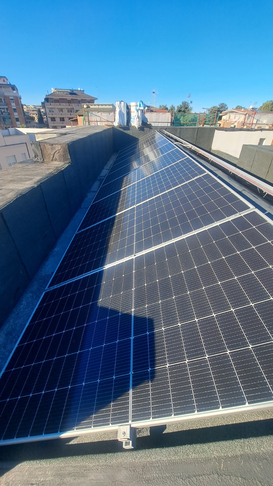 Impianto fotovoltaico industriale su capannone